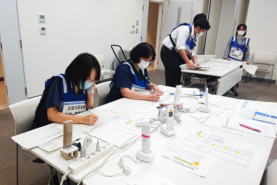 総合メディカルゾーン災害対策訓練①