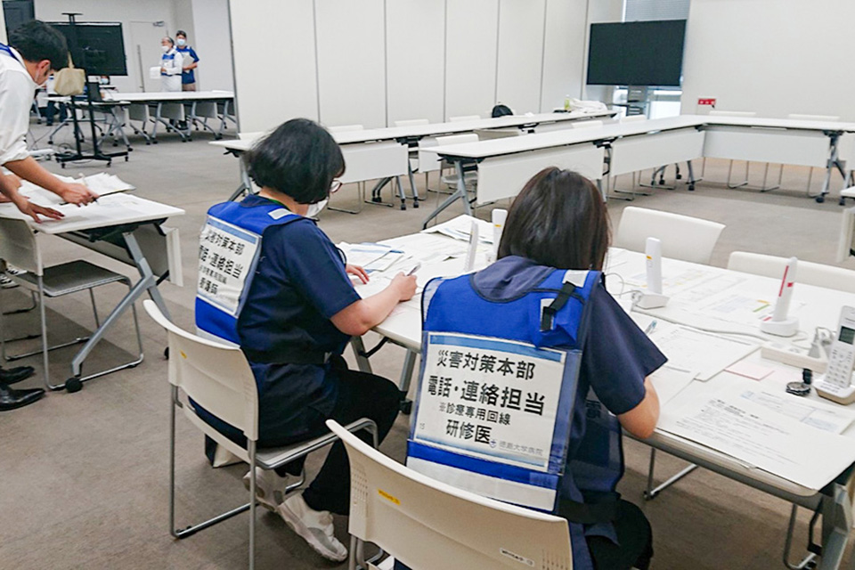 総合メディカルゾーン災害対策訓練②